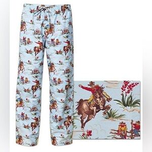 Original Cowboy Pajamas men’s pants size Medium. . Pattern: Home on the Range